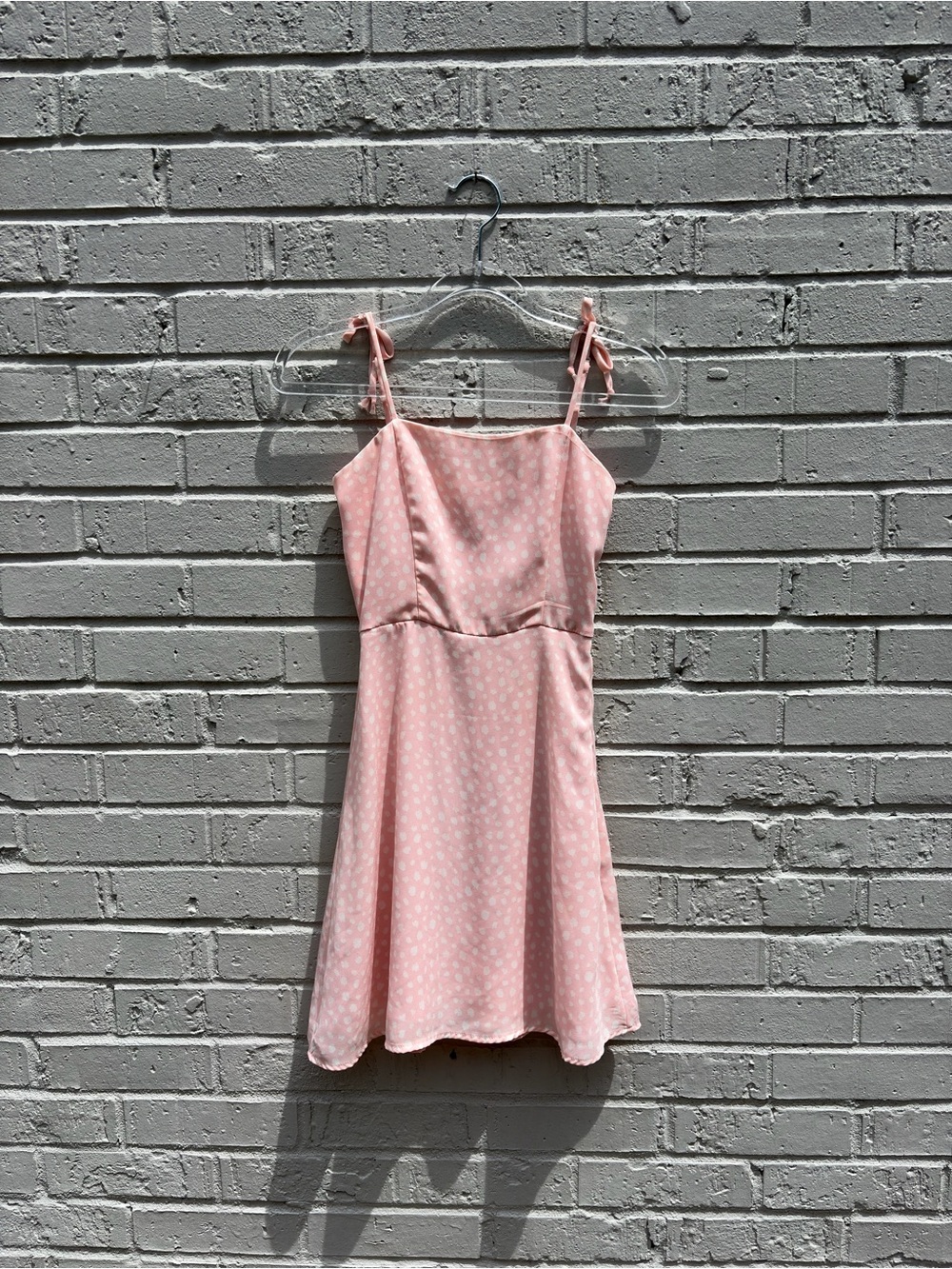 GB girls Blush Pink Tie-Shoulder Mini Dress